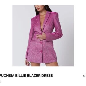 Pink Blazer Dress